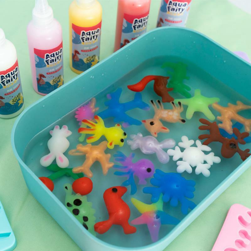 DIY Fairy Magic Water Elf Ocean Toy para crianças, 3D Handmade Kits, Aqua, Gel Toy Set, Artesanato, Presente Educativo, Mold Companion