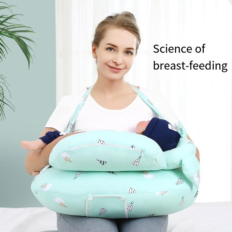 Recém-nascidos e mães Amamentação travesseiro, enfermagem travesseiro, multifuncional para amamentação e cintura apoio, ideal