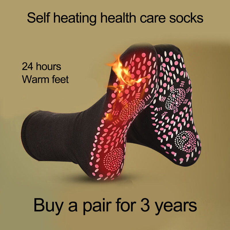 Slimming Health Socks Shiatsu Self-Heating Men Women Self-heating Health Care Tourmaline Magnetic Therapy Comfortable Warm Foot