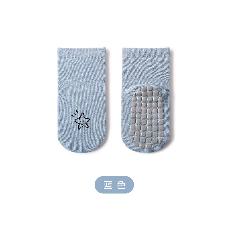 Calcetines de algodón antideslizantes para bebé, accesorios para recién nacidos
