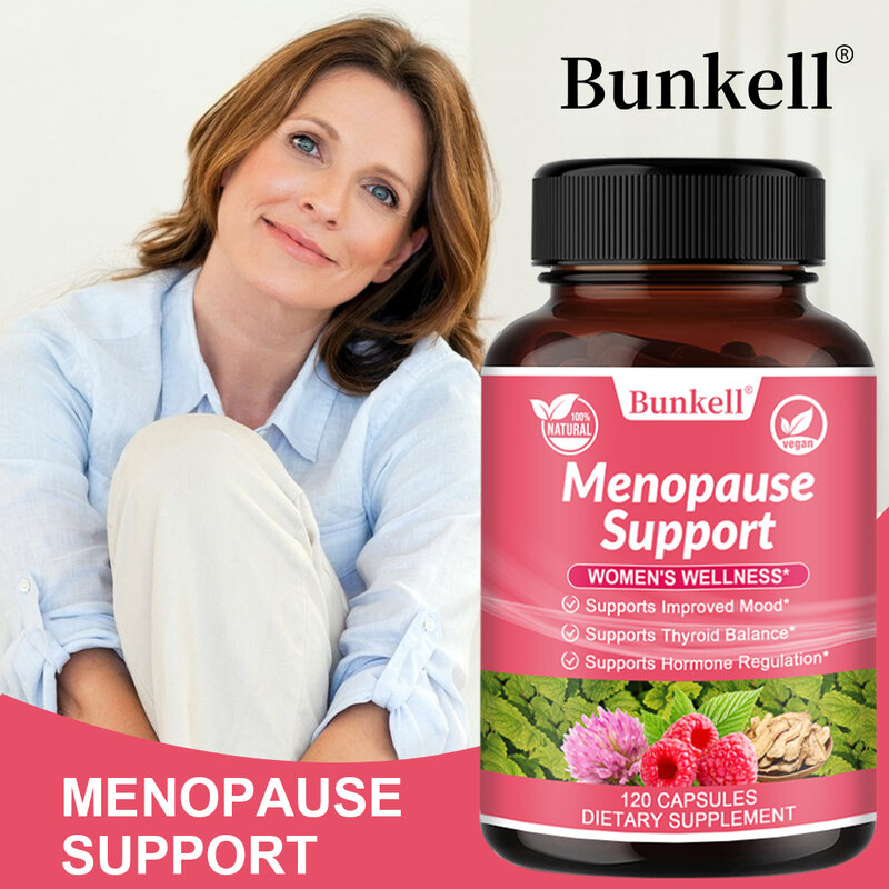 Dodatki wspierające Menopause dla kobiet mogą łagodzić gorące błyski, nocne pocenie się, huśtawki nastrójowe, niska energia i nie tylko.