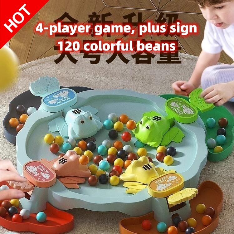 Hungry Frog Eats Beans Strategy Game for Children, Family Gathering, Interactive Board, Whired Instituts Festival, Birthday, peuvGift Toy