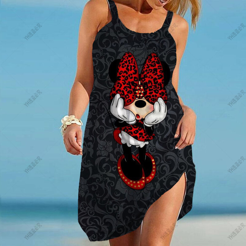 2024 Party Sexy Dress 2024 New Hit Women's Summer Sundresses 2024 Fashion Disney SUMMER WOMAN CLOTHING Bodycon Dresses for Women