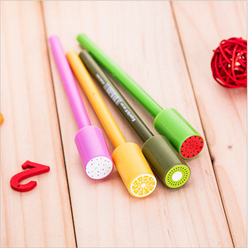 Kreatywny piśmienne producenci sprzedają owoce piękny długopis piśmiennicze pióro materiały dla studentów factory direct hurtownia
