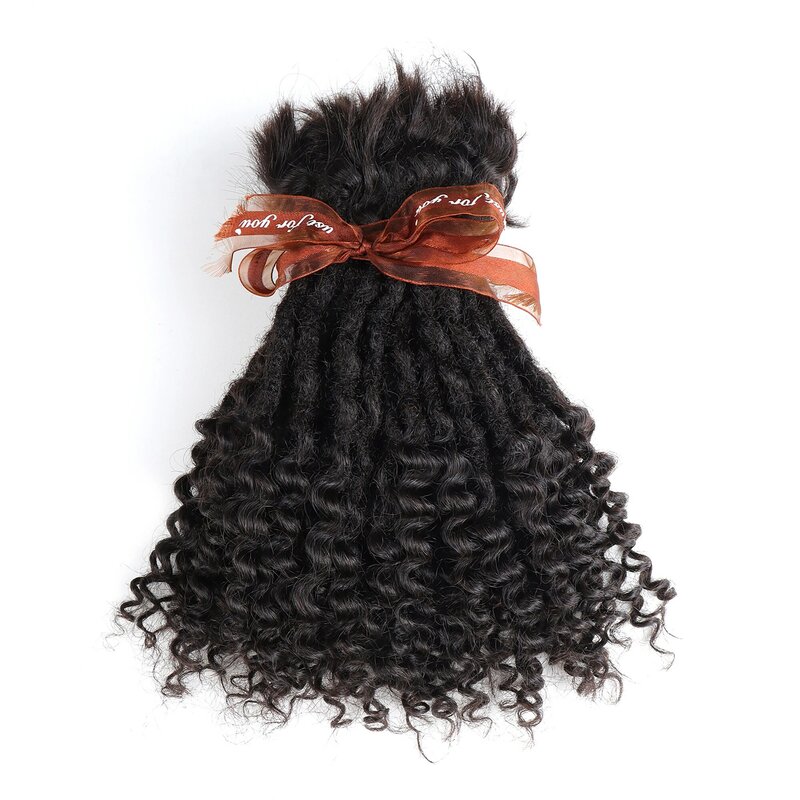 Orientfashion-extensiones de cabello humano con textura de miel, pelo rizado en espiral, loc, rastas, color ombré, gran oferta