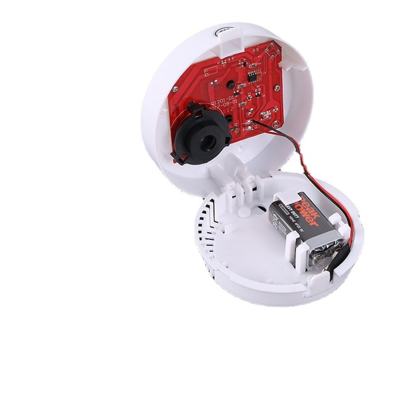 1pc alta sensível estável independente alarme detector de fumaça de segurança em casa sem fio alarme detector de fumaça sensor equipamentos de incêndio