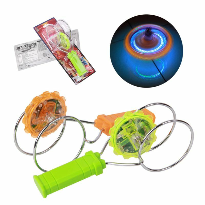 Roterend draaiend speelgoed Gloeiende kinetische wielspinner Kleurrijk roteren gyroscoop Interactief handspeelgoed Heren Dames