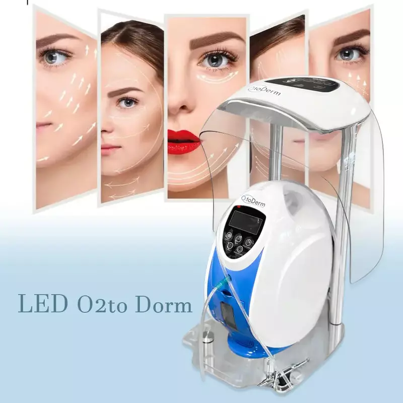 Уход за кожей, Корея, O2derm Led O2toderm, оксигенация для лица, кислородная терапия для подтяжки кожи, оксигенализированная купольная светодиодная машина O2toderm для лица