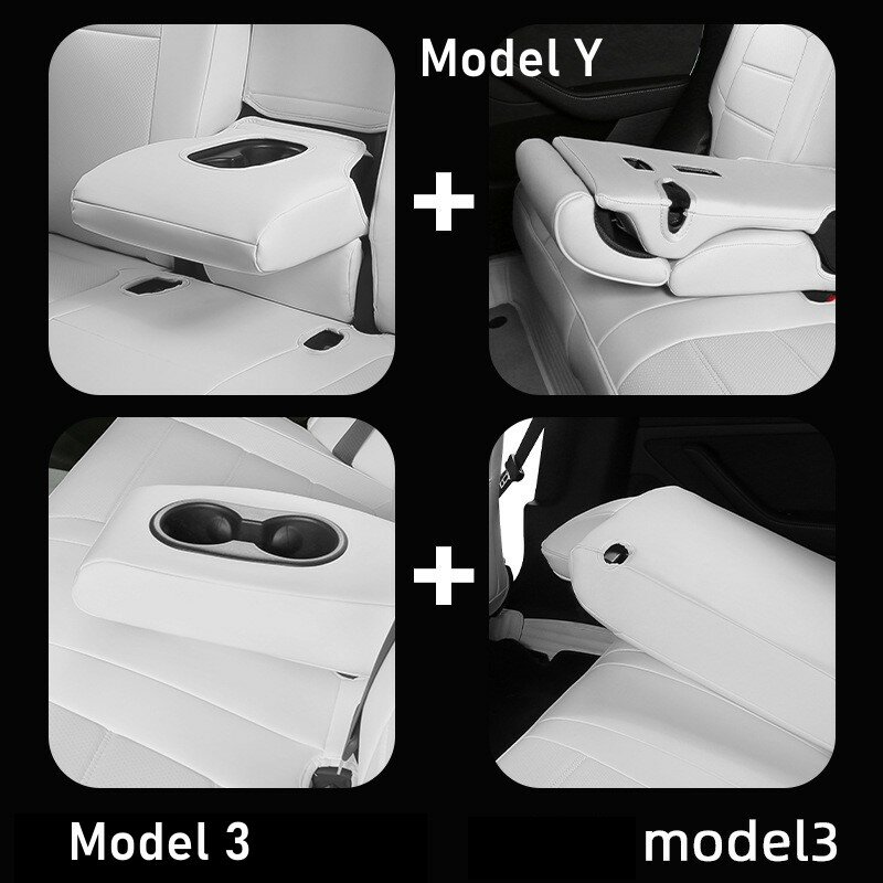 For Tesla Model 3 Y Custome make Car Seats Cover Nappa Leather Full Surround Style Factory Wholesale Price Interior Accessories