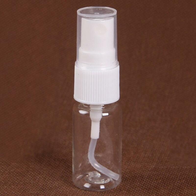 Botol semprot kosong portabel isi ulang, 5ml/10ml/40ml/60ml/100ml/200ml botol semprot plastik transparan Atomizer parfum untuk perjalanan