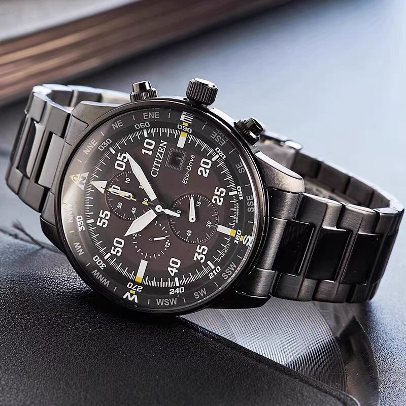 Citizen Fashion Men zegarek ze stali nierdzewnej luksusowy kalendarz zegarek kwarcowy na rękę zegarki biznesowe dla człowieka zegar Montre Homme