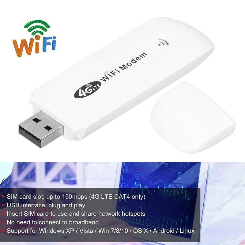 Adapter WiFi 150Mbps 4G USB WiFi do laptopa stacjonarnego Mini Wifi antena USB odbiornik Ethernet karta sieciowa bezprzewodowy