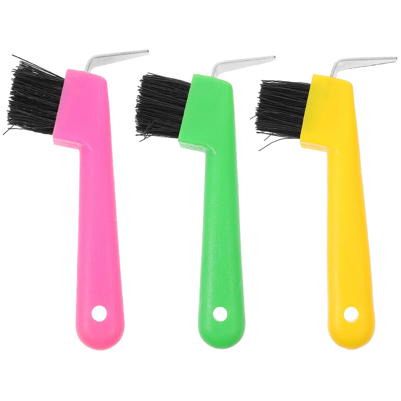 Horse Grooming Tools com Brush Bits, Hoof Care para Grooming, Cleaning Pick, Western Grip Picks