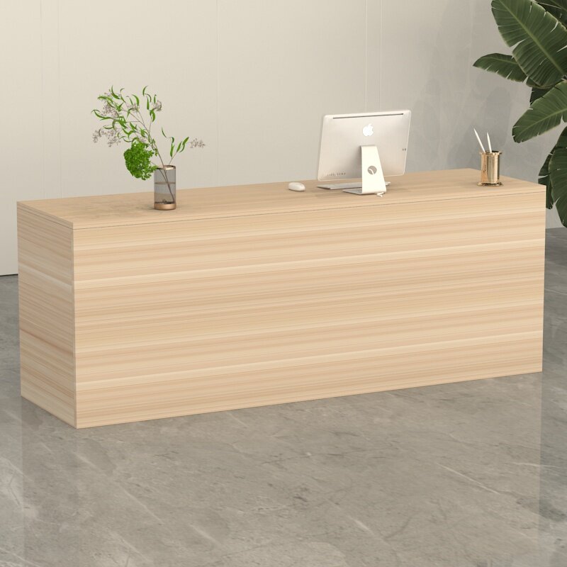 Mesa de Bar cuadrada de diseño para recepción, muebles de sala de estar de pie, color blanco, de lujo, minimalista y moderno
