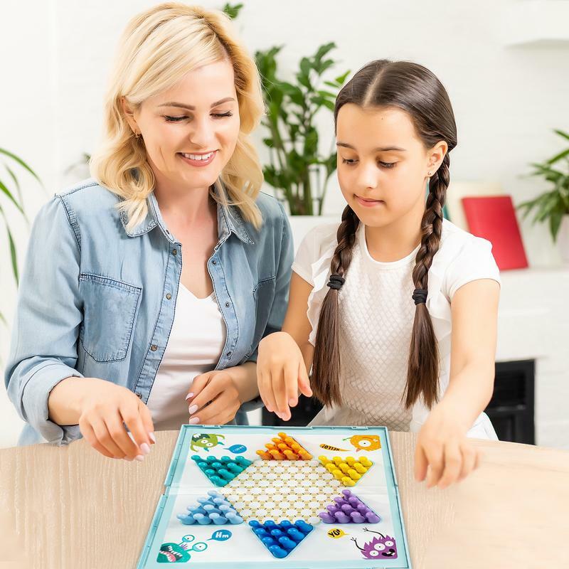 Magnetic Chess Game Portable Chessboard Board Game Folding Mini International Chess game Reusable Chess Set kids party game