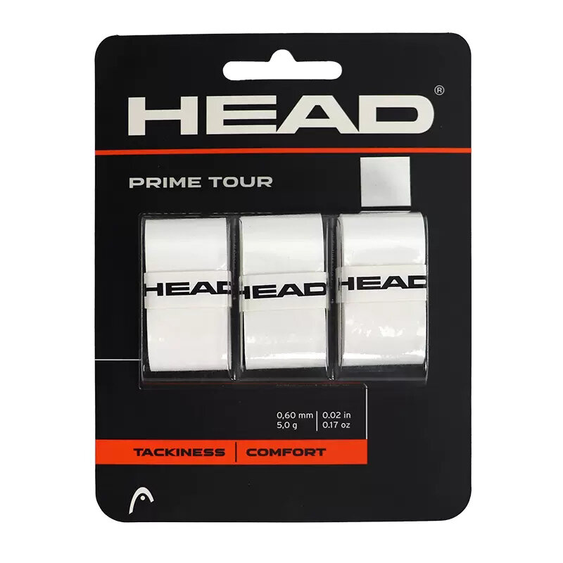 HEAD 프라임 투어 테니스 오버그립, 미끄럼 방지 접착 PU 테이프, 포장 핸들, 특수 스트랩