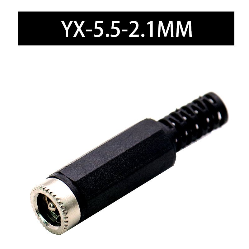 Yx-5,5-2,1mm 5.5*2,5 Metall kopf buchse 5.5*2,1 Draht bindung