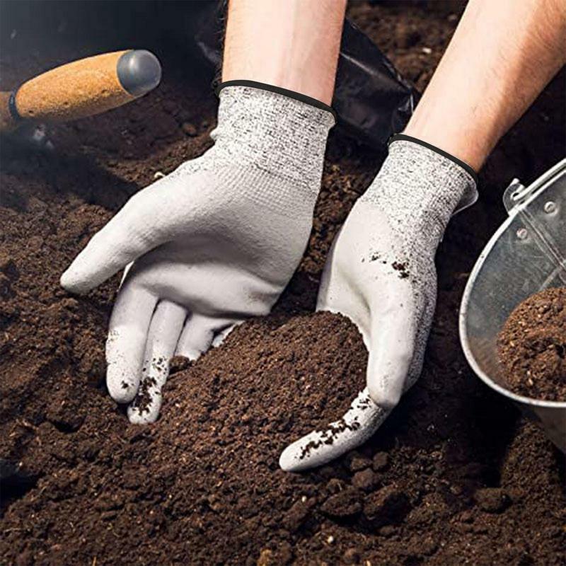 Защитные перчатки для защиты от порезов, высокопрочные многофункциональные перчатки для промышленного и кухонного садоводства с защитой от царапин и стекла, 2024 уровень 5