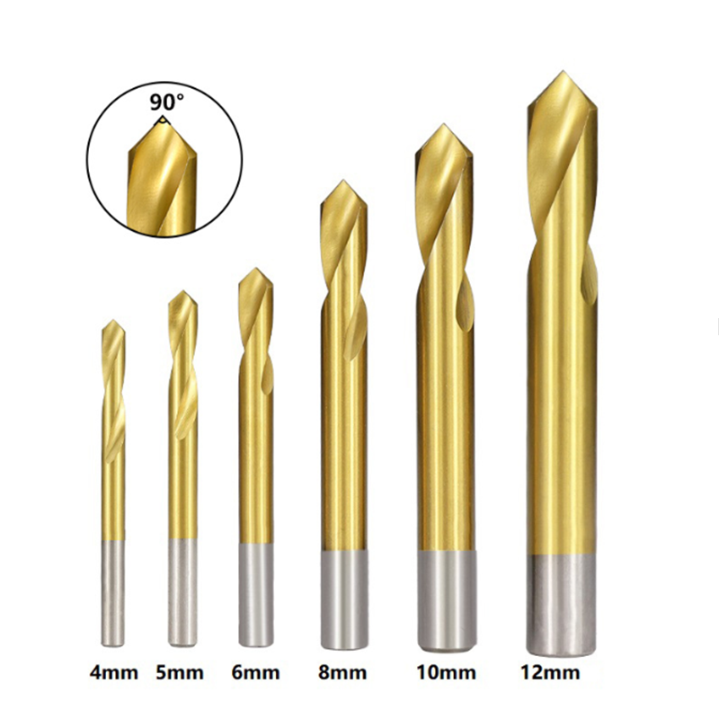 M35-CO HSS 90 degree centering drill 3-12mm, used for CNC machine tool chamfering positioning guide holes