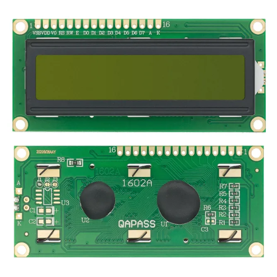 Pantalla LCD para Arduino, módulo de 5V, color azul/amarillo, verde, 16x2 caracteres, PCF8574, IIC, I2C, interfaz 5V, LCD1602 1602