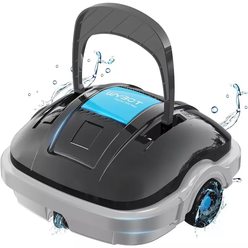 Aspirateur de piscine sans fil amélioré, nettoyeur de piscine robotique avec une autonomie de 100 minutes, pour piscines hors sol jusqu'à 861 Sq. Federation