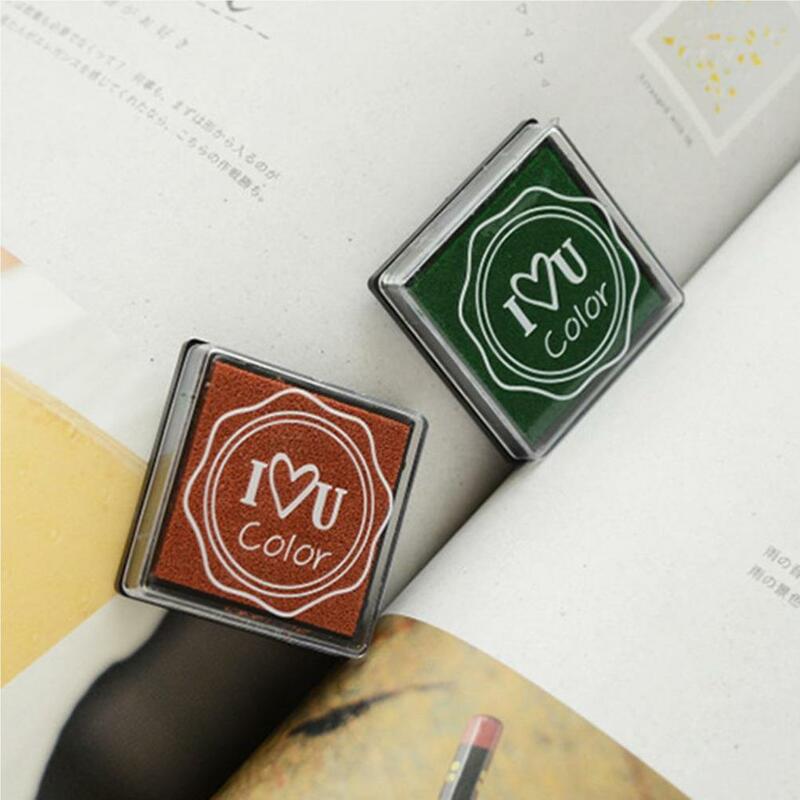 Mini Ink Pad accessori Graffiti puntelli Stamp Pad accessorio per la creazione di studenti