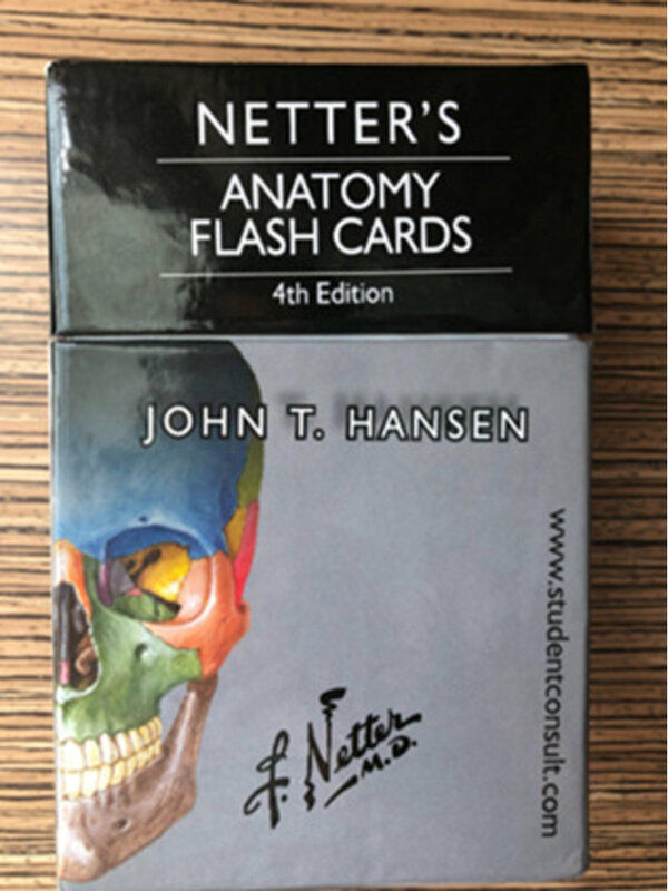 Cartes flash d'anatomie de Netter