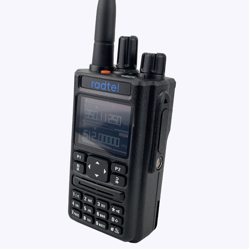 Radtel RT-490 GPS 블루투스 앱 아마추어 햄 양방향 라디오, 256CH 에어 밴드 워키토키 USB-C VOX SOS LCD 경찰 스캐너 항공