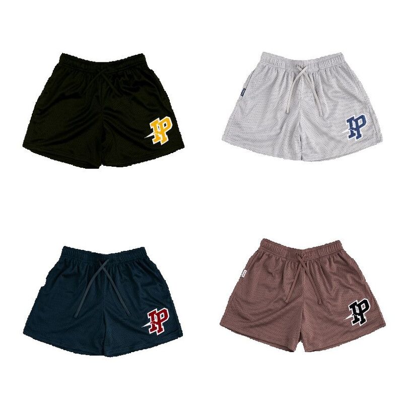 Inaka-pantalones cortos de entrenamiento para gimnasio, Shorts de malla de doble capa con logotipo bordado, 2023