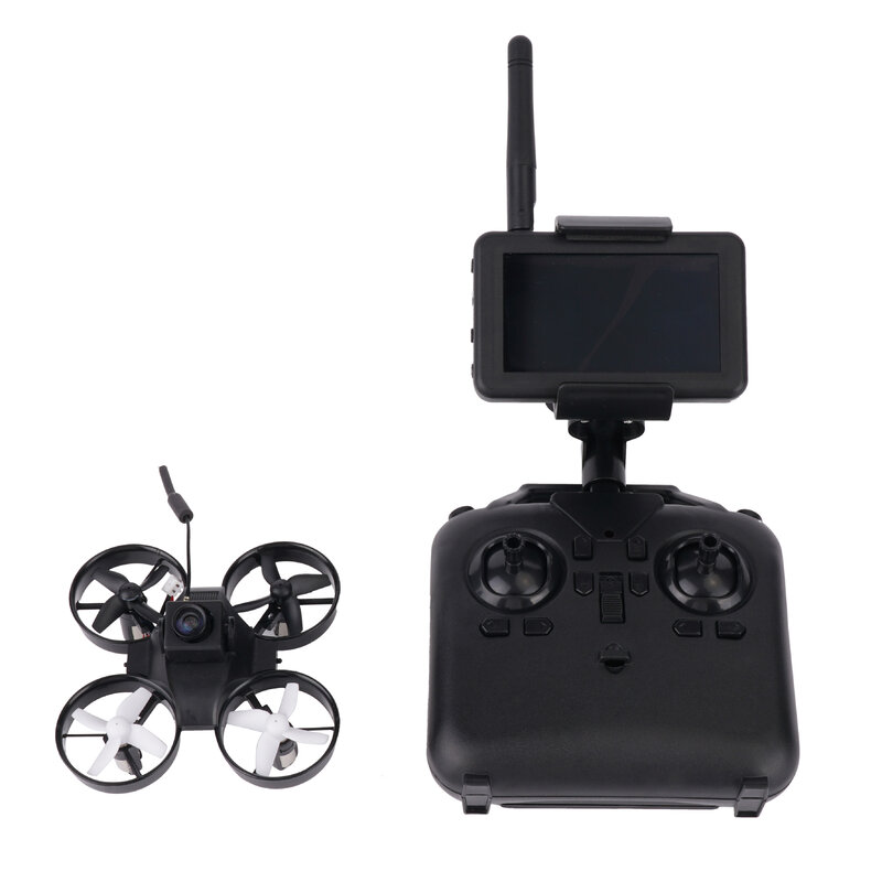 Micro FPV RC quadcoptera wyścigowego zabawki w/ 5.8G S2 800TVL 40CH kamera/3 Cal ekran LCD automatyczne wyszukiwanie monitora dron helikopter
