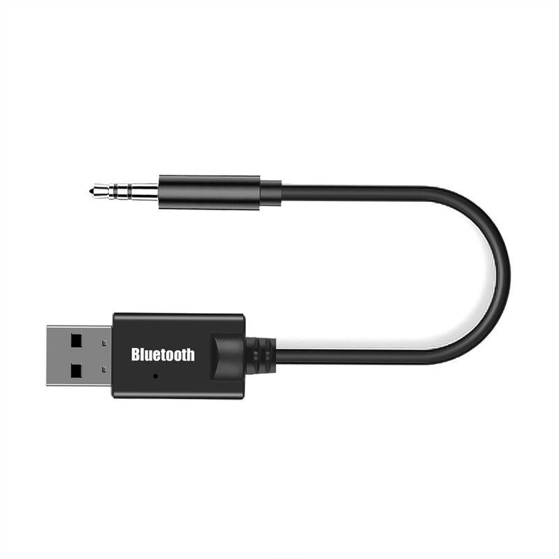 Récepteur Bluetooth Kit voiture Mini USB 3.5MM Jack AUX Audio Auto MP3 musique Dongle adaptateur pour clavier sans fil FM Radio haut-parleur