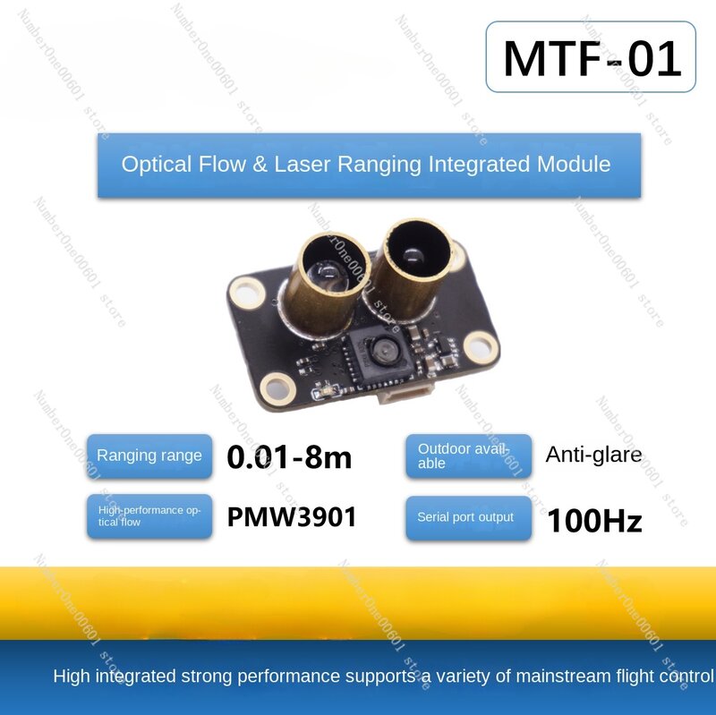 Geïntegreerde Module Voor Optische Stroombereik MTF-01 Positioneringsmodule Voor Onbemande Luchtvaartuigen, 8 Meter Laser-Pmw3901-sensor