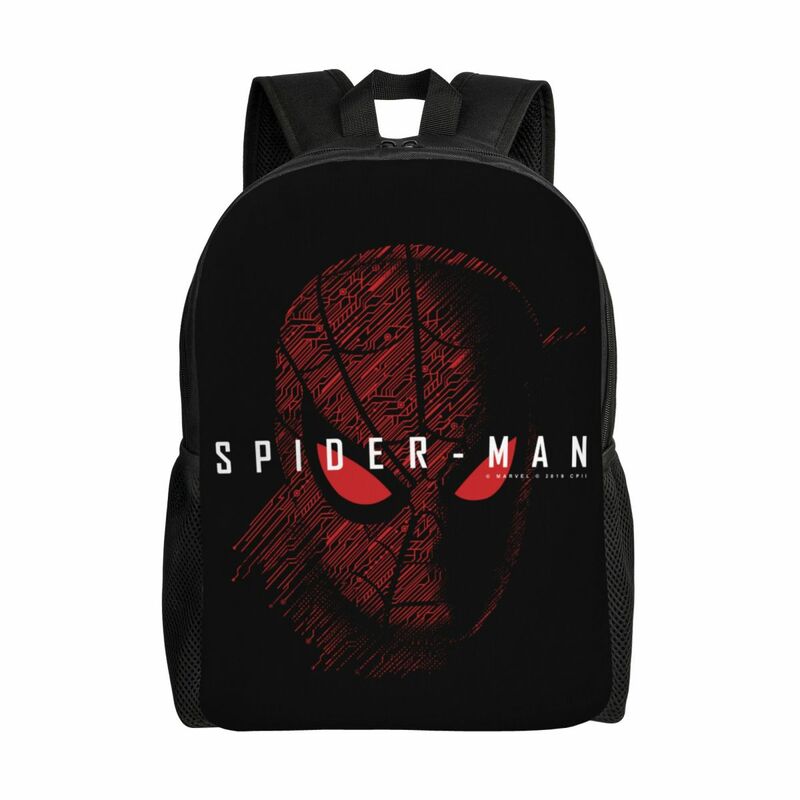 Рюкзак с принтом Человека-паука для женщин и мужчин, водонепроницаемая школьная сумка для колледжа