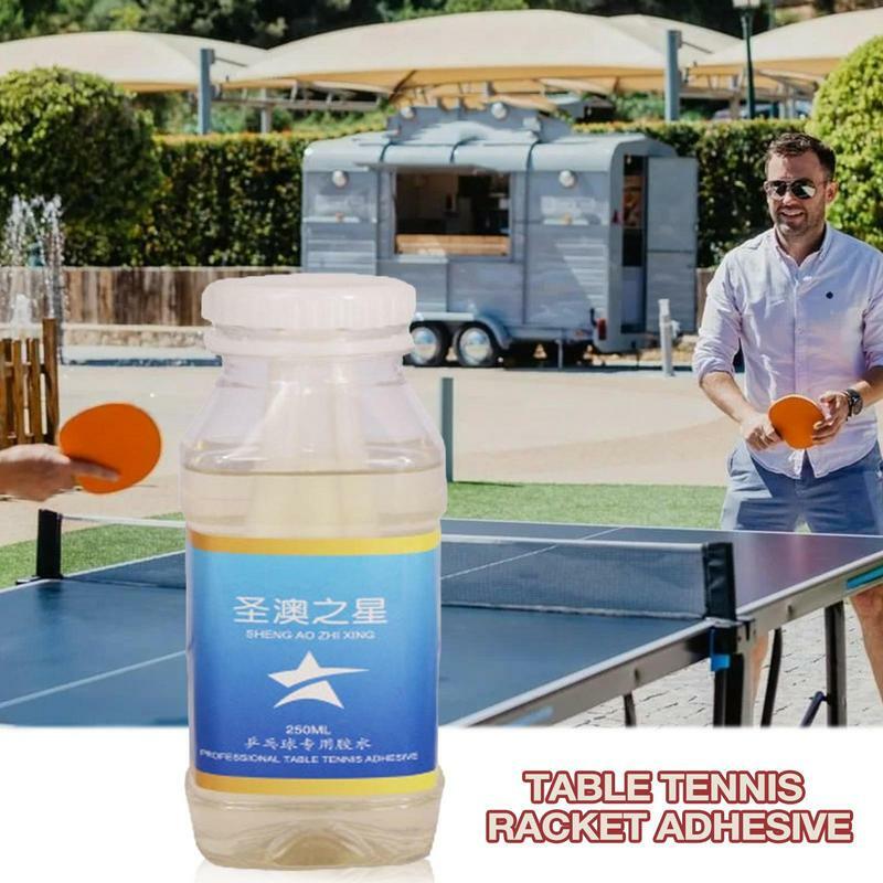 Pegamento de goma para tenis de mesa, adhesivo para Paleta de Ping-Pong, líquido portátil para montar raqueta de tenis de mesa, 250ml