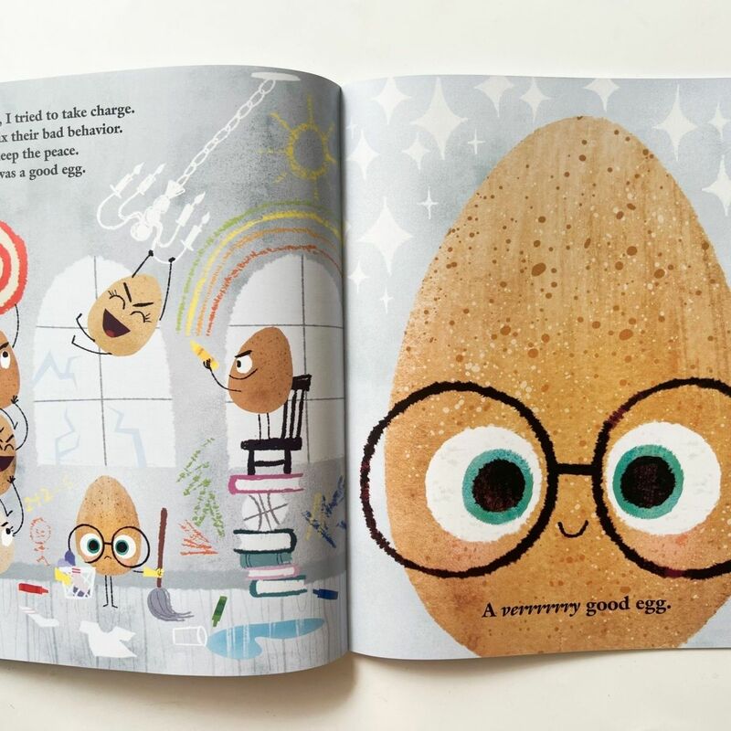 6 książek inteligentne ciasteczko złe nasiona dobre jajko kanapa ziemniaczana fajna fasola angielska bajka książka obrazkowa edukacja dzieci czytające dzieci