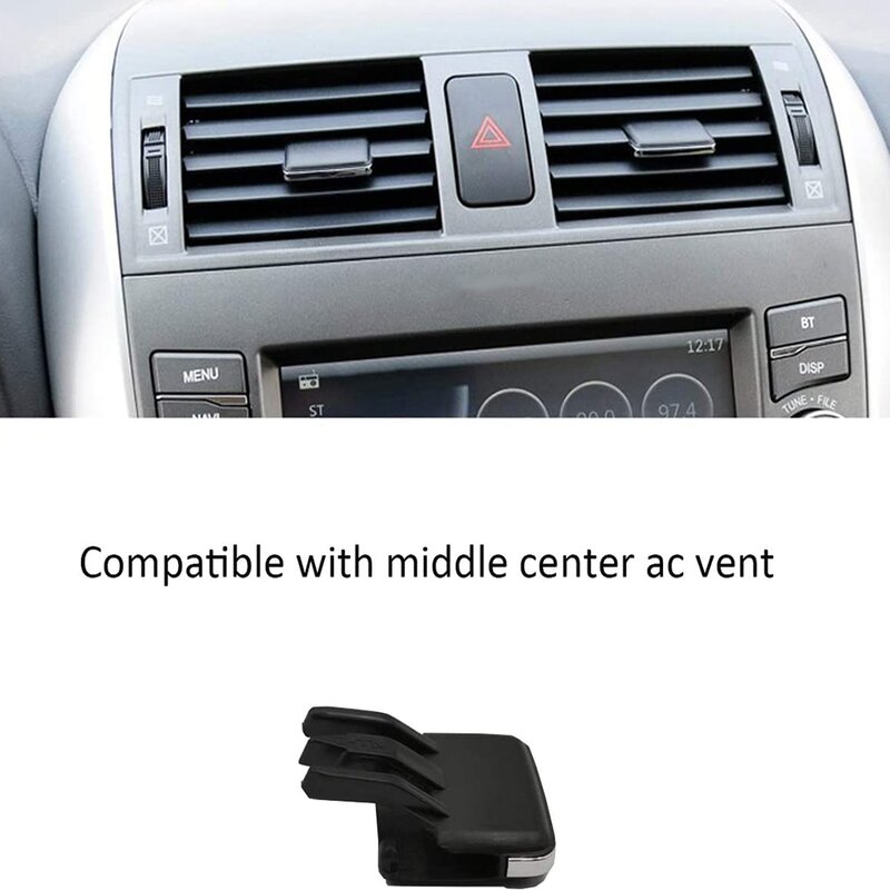 2X Front Center Side Outlet Tab Clips, AC Vent Adjustment Buckle Repair Kit for 2009-2013