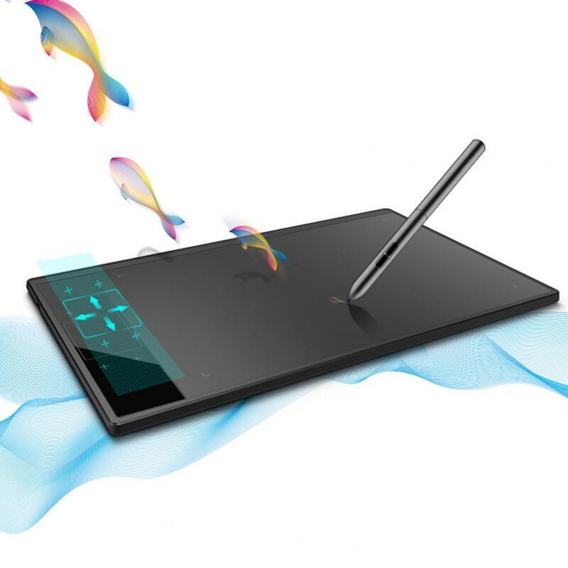 1 Set Useful Phone Drawing Tablet Line Repair Creation Sketch Wide Application Battery-Free Stylus Digital Drawing Tablet