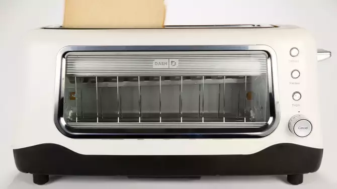 Long Slot Toaster for Even Toasting of Various Bread Types