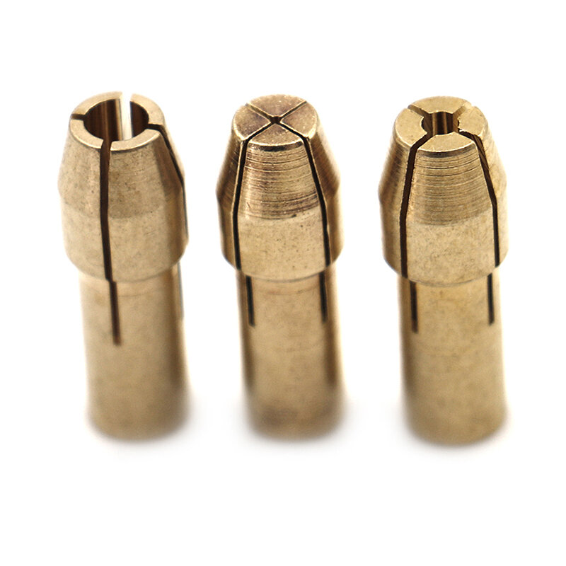 Mèches de serrage pour mandrins de perceuse en laiton, 10 pièces/ensemble, 0.5-3.2mm 4.8mm, pièces de rechange, tige pour accessoires d'outils rotatifs électriques