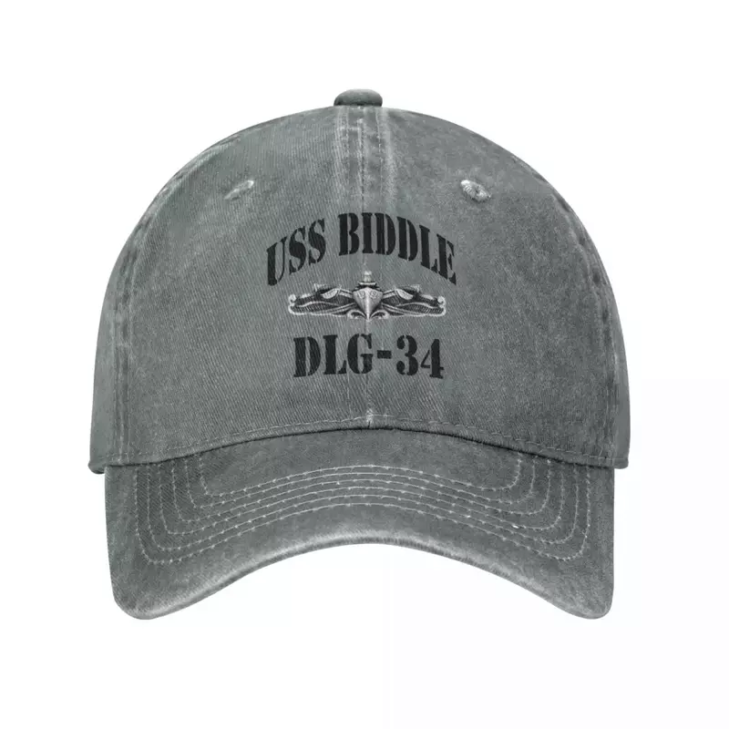 USS BIDDLE (DLG-34) 선박 상점 카우보이 모자, 부니 모자, 해변 생일 모자, 남성 여성 모자