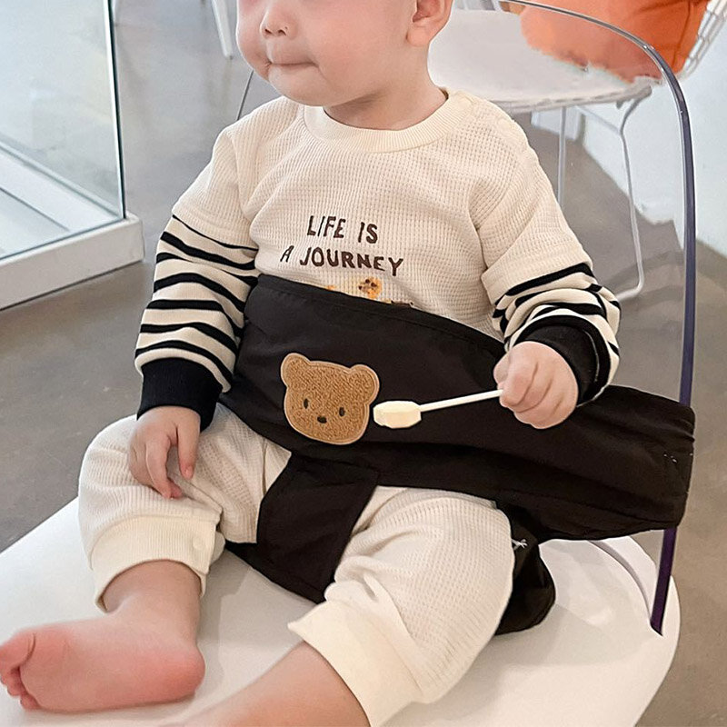Protector de cinturón suave para niños, asientos de seguridad, almohadillas para cinturón, silla de alimentación para comer, correas portátiles para bebés, protección para sillas de comedor