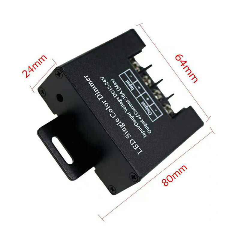 Contrôleur de lumière à distance sans fil, gradateur de document unique, interrupteur de bande LED SMD, RF 30A, DC12V, 24V, 11 touches, 5050, 3528
