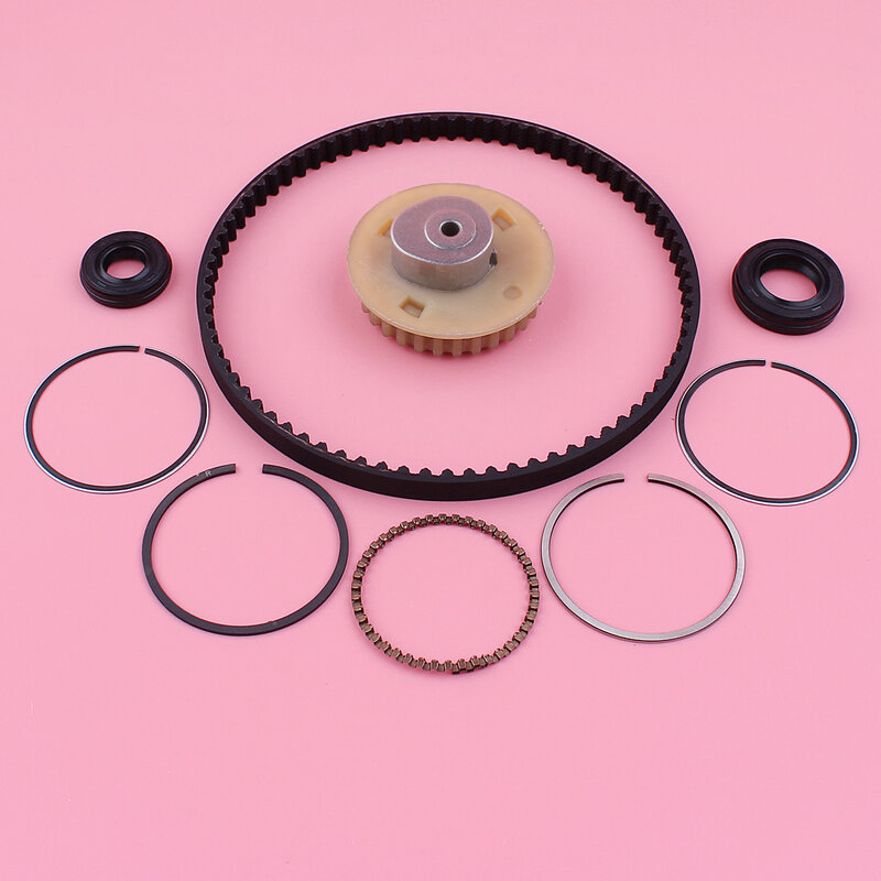 Camshaft Pulley Gear Timing Belt 39mm Piston Rings Oil Seal Set For Honda GX35 GX 35 Lawn Mower Small Engine Part