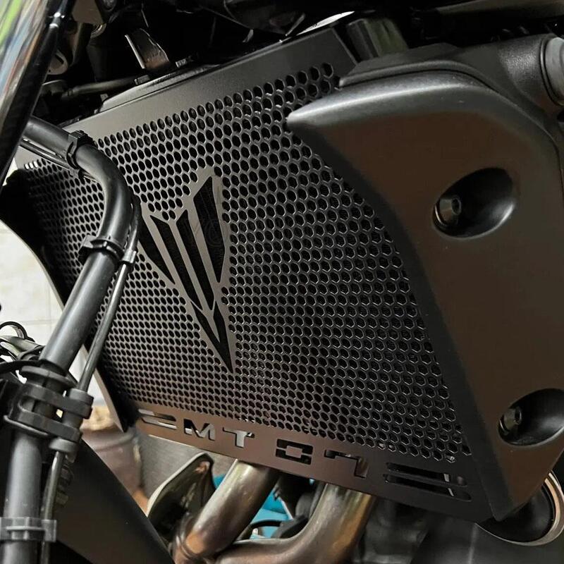 Motocicleta Radiador Grille Guard Capa de Proteção, Protetor para Yamaha MT07, MT-07, FZ07, 2014-2023, 2024, 2022, 2021, 2020, 2019, 2018