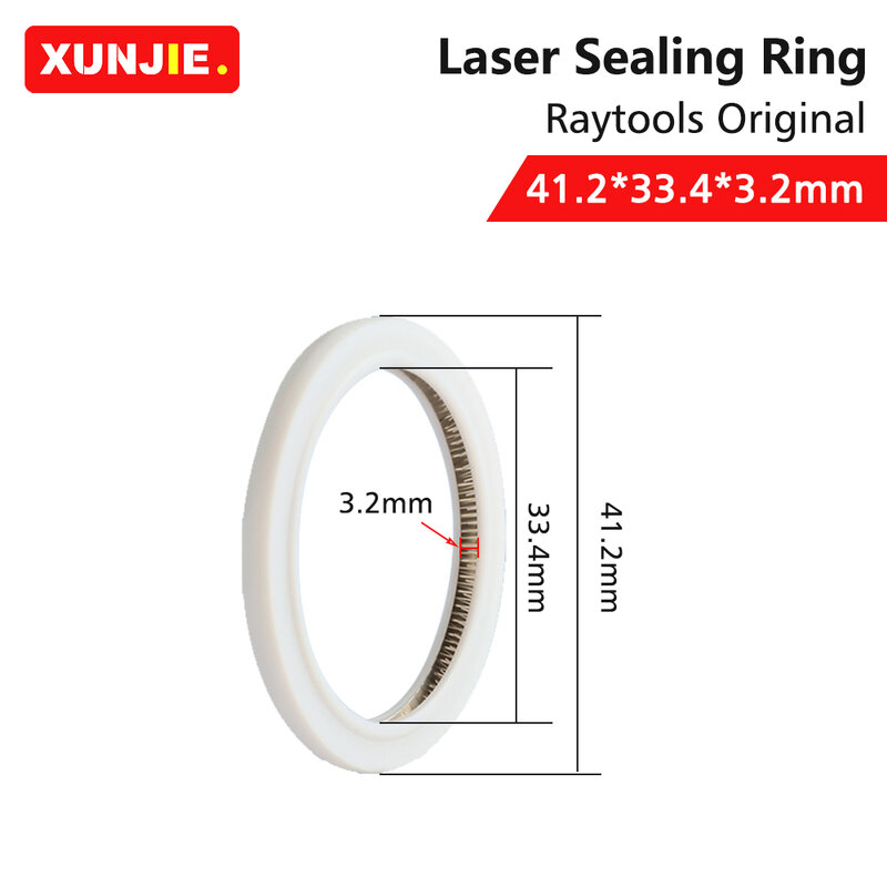 Raytools Spring Seal Ring 41.2x33.4x3.2mm para Lente de Proteção Usado em BW240 BW330 BF330 Raytools Fiber Laser Head Raytools Spri