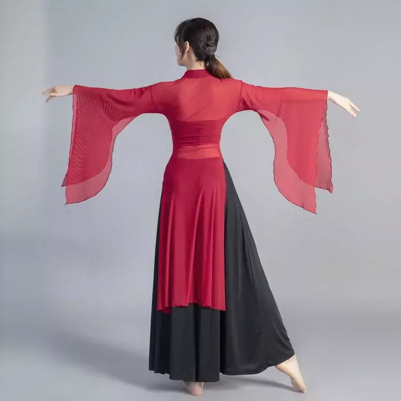 Женское восточное платье для танца живота, китайское платье Чонсам из пряжи, униформа в старинном стиле, Женский костюм для выступления