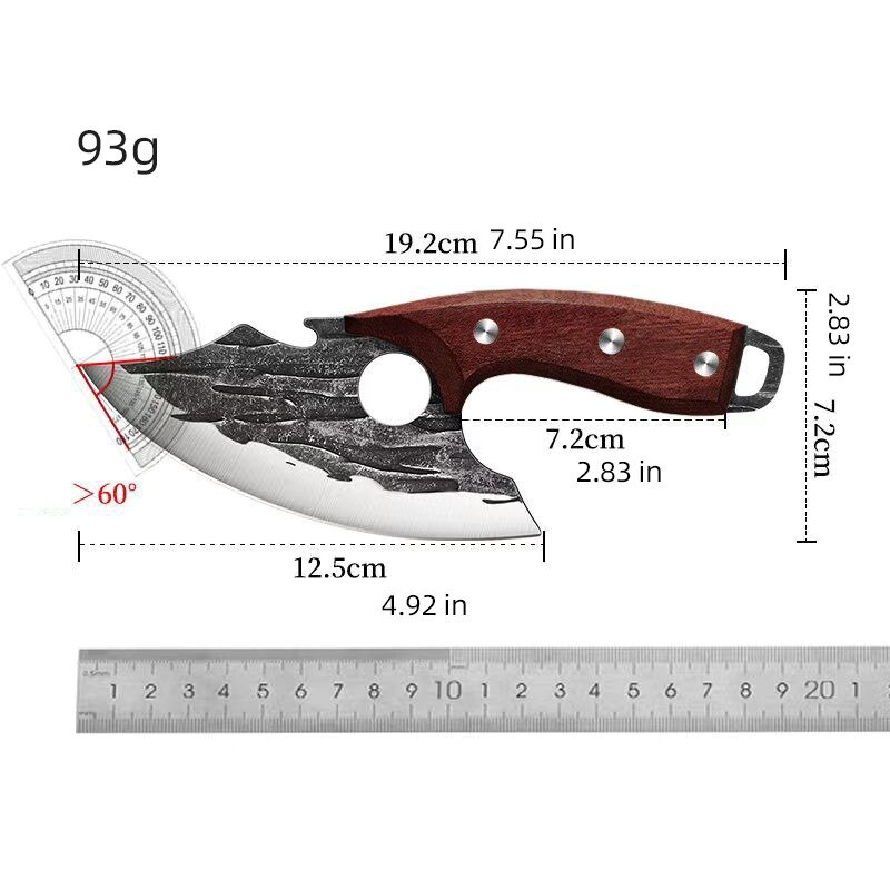 Outdoor multifunctional knife Meat cleaver Bone cleaver Forging knife Stainless steel kitchen knife