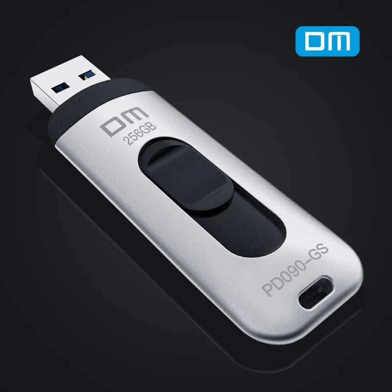 DM PD090 256GB USB Flash Drive 128GB Metal 64GB Pendrive USB 3.0 Memory Stick 32GB pen Drive Real Capacity 16GB  USB stick