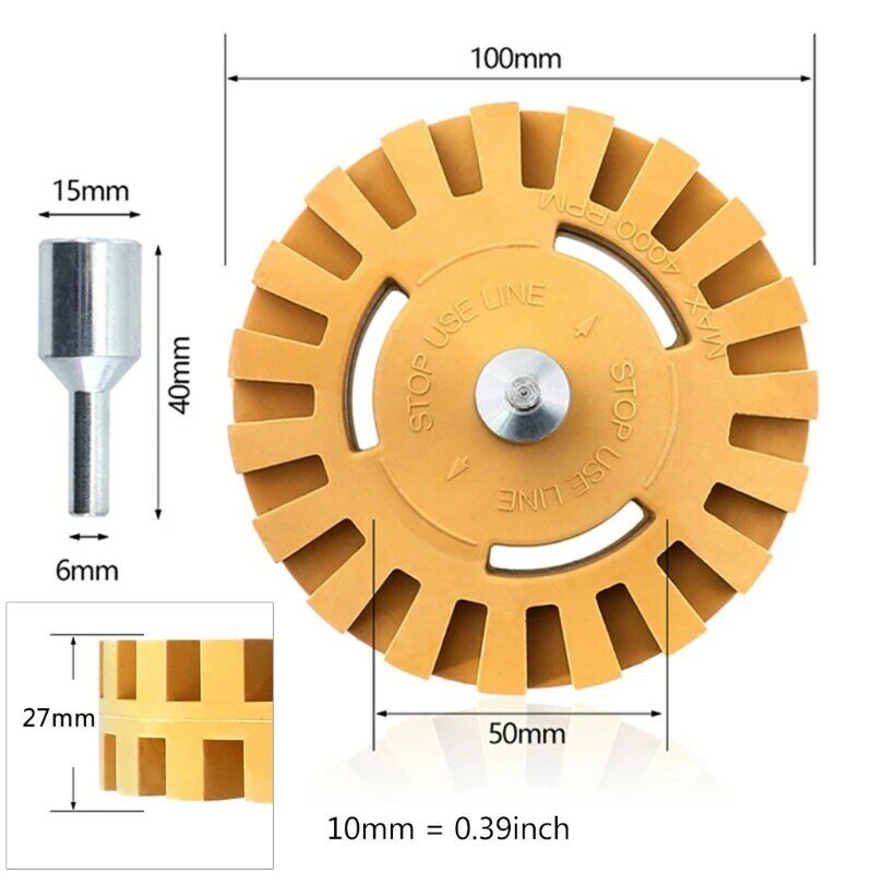 Grinding Polishing Disc Wheel 4 inches for Angle Grinder Die Grinder Surface