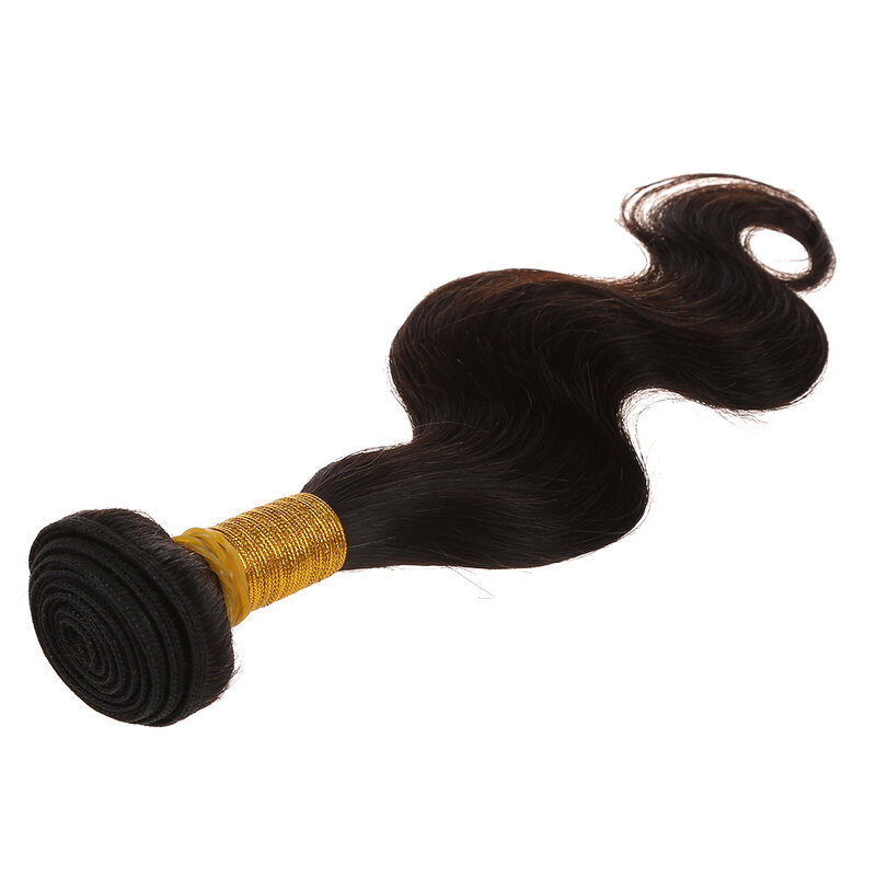 Body Wave Hair cheap human unprocessed weft hair weaving black color weave weft wavy Hair Extensions 1 bundle 50g 20cm